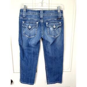 Miss Me Mid Rise Stretch Cropped Capri Jeans-Size 27